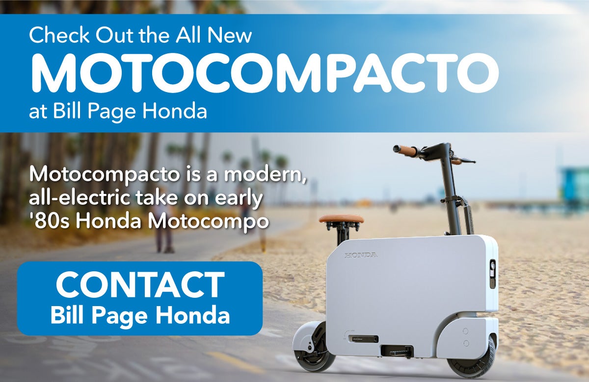 Check out the all new Motocompacto at Bill Page Honda